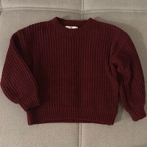 Burgundy Sweater